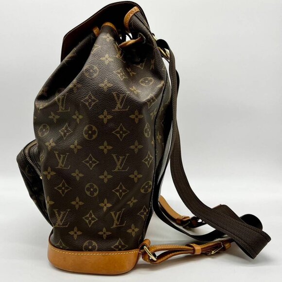 🔥EXTRA LARGE🔥 Authentic Louis Vuitton Monogram Montsouris GM Backpack Bag LV - Picture 9 of 15